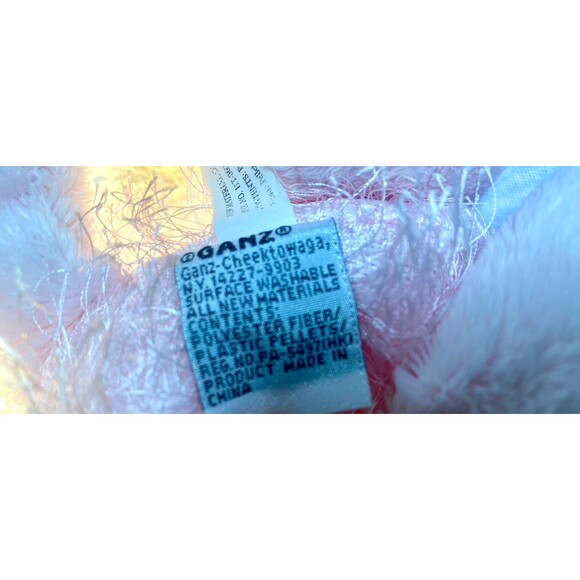 Ganz Webkinz Retired Pink Pig HM002 Stuffed Plush 8" Fluffy Farm Animal Toy - Picture 11 of 15